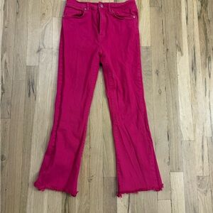 LOFT Vibrant Pink Denim Pants